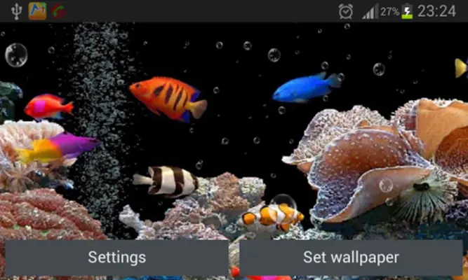 Aquarium Live Wallpaper android App screenshot 1